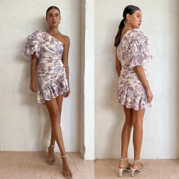 Anthropologie Magali Pascal Desa One-Shoulder Mini Dress Size XL NWT $595 - Picture 16 of 16